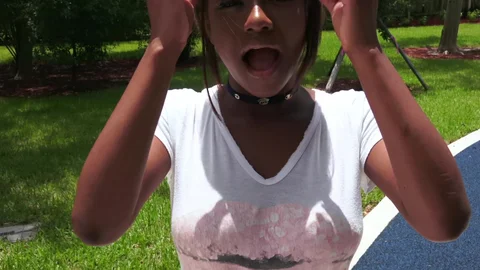 Pervs On Patrol - Ebony Evi Rei POV blowjob